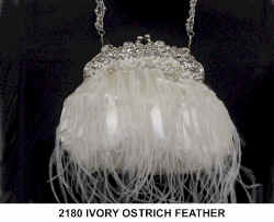 2180 IVORY 0STRICH FEATHER BAG.jpg (55646 bytes)