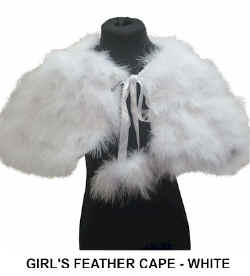 GIRLS FEATHER CAPE in WHITE.jpg (18106 bytes)