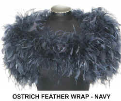 OSTRICH FEATHER WRAP  NAVY.jpg (39727 bytes)