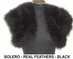 REAL FEATHER BLACK BOLERO.jpg (26543 bytes)